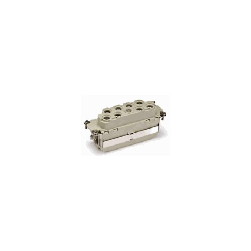 Insert HK, Raccordement à vis axiale, mâle, 8 pin, 100A, Polycarbonate, 24B 